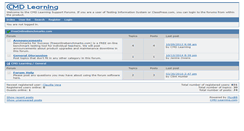 Desktop Screenshot of forums.cmdlearning.com